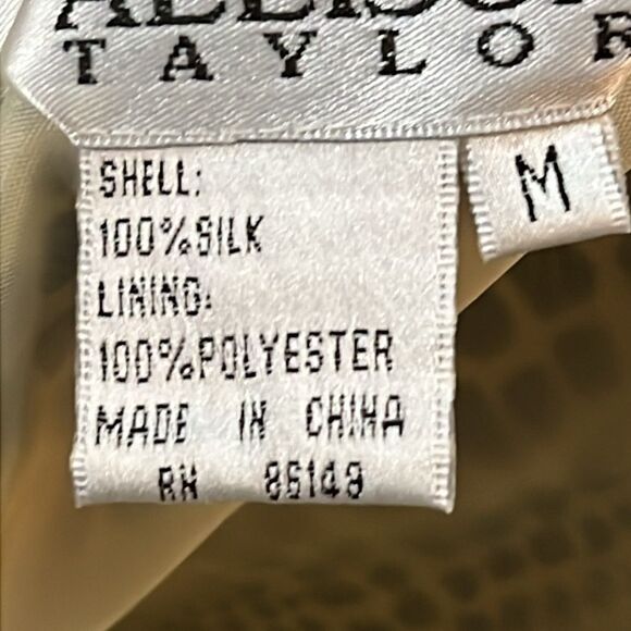 Alison Taylor 100% silk skirt fully lined size medium - Picture 9 of 9